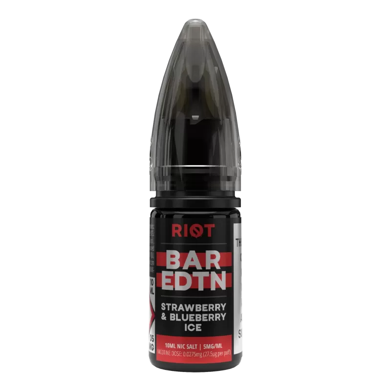 Strawberry Blueberry Ice Nic Salt By Riot Squad BAR EDTN - 5mg