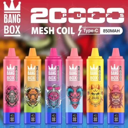 Bang Box 20000 Puffs | 0%-5% strength, 35mL, bulk disposable vape - Aiviouvapes
