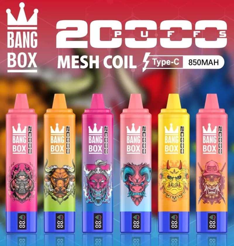 Bang Box 20000 Puffs | 0%-5% strength, 35mL, bulk disposable vape - Aiviouvapes