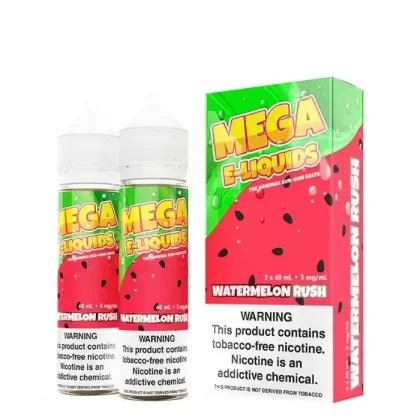 Watermelon Rush E-Liquid by Mega - Size#120ml~Nicotine#3MG>6MG