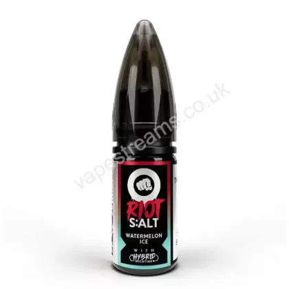 Watermelon Ice Hybrid Nicotine Salt E-Liquid by Riot S:alt - Vapestreams Co