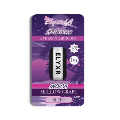 Elyxr Speedboat Live Resin Cartridge 1 Gram (1000mg)