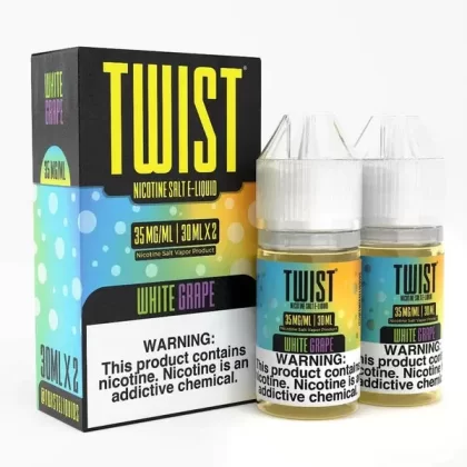 Twist Salts | White Grape - Nicotine#35mg>50mg