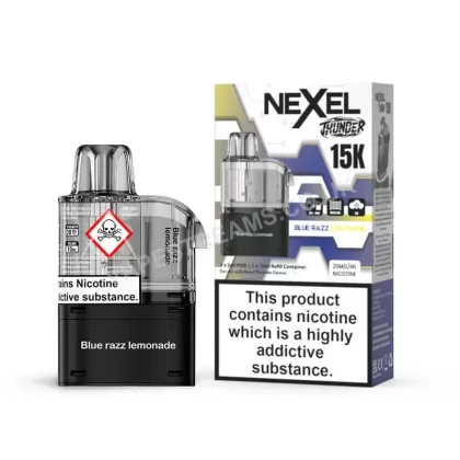Nexel Thunder 15K Blue Razz Lemonade Pods - Vapestreams Co