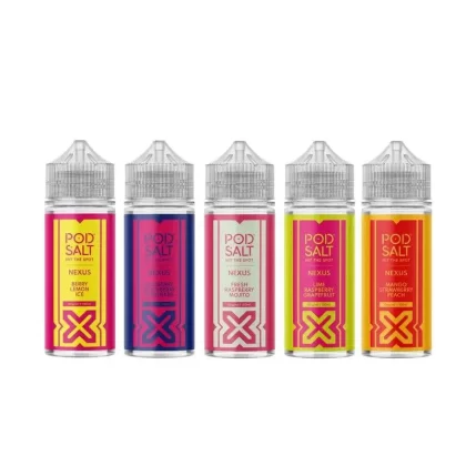 Pod Salt Nexus 100ml Shortfill E-Liquids - Grape Berry Burst