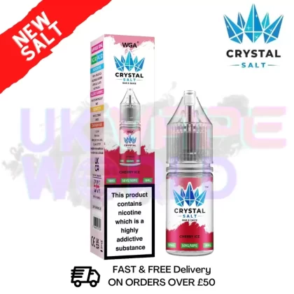 Cherry Ice WGA Crystal Nic Salt | Nicotine Salts | Lowest Price