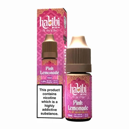 Habibi Pink Lemonade Nic Salt Vape Juice - 10 Pack - 20mg