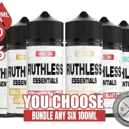 Ruthless Essentials Bundle 6x100ml (600ml)