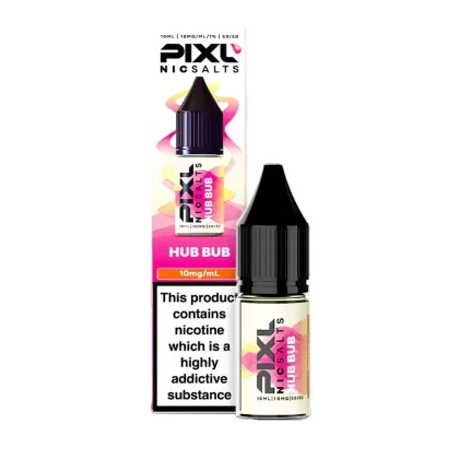 Pixl Hub Bub Nic Salt E-Liquid - 10 Pack