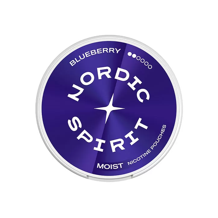 Nordic Spirit Blueberry Nicotine Pouches - Strong - 9mg