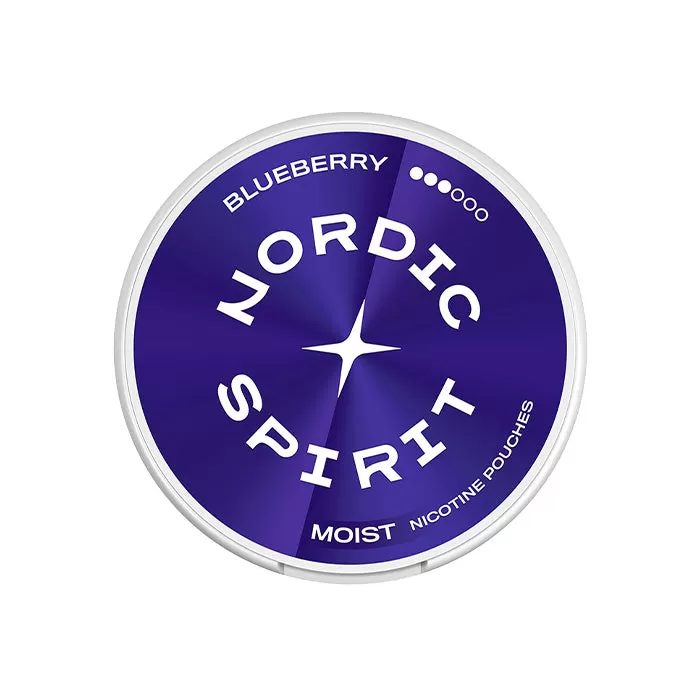 Nordic Spirit Blueberry Nicotine Pouches - Strong - 9mg - Image 2