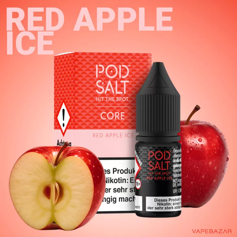 Podsalt Core – Red Apple Ice - 20mg/ml, 11mg/ml; Apfel
