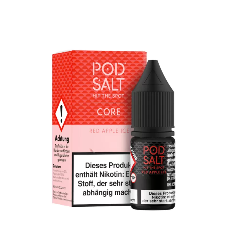 Podsalt Core – Red Apple Ice - 20mg/ml, 11mg/ml; Apfel - Image 3
