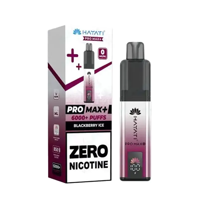 Hayati Pro Max Plus 6000 Zero Nicotine Pod Kit - Blueberry Cherry Cranberry - Image 3