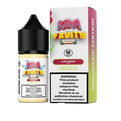 Sale $10.20 – Aloe Grape Ice by Killa Fruits Signature TFN Salts Series 30mL