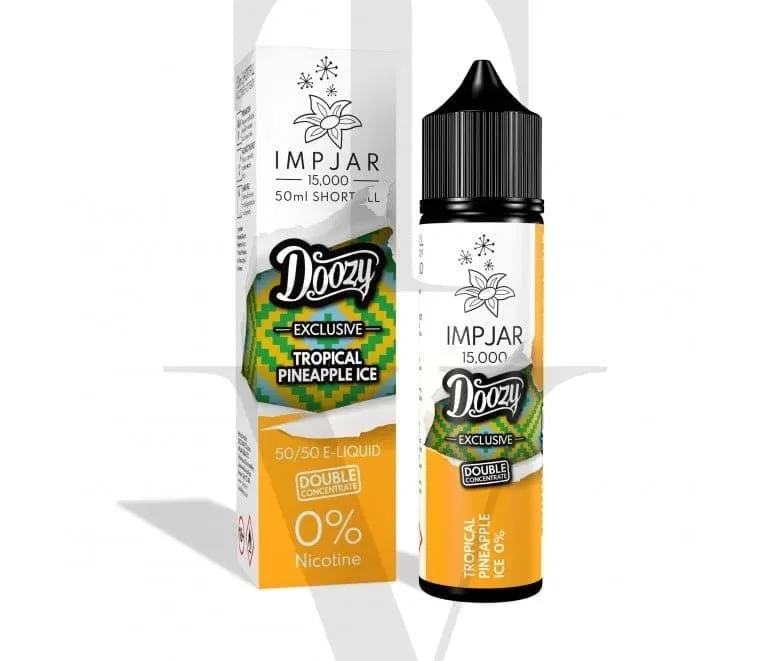 IMP JAR X DOOZY EXCLUSIVE TROPICAL PINEAPPLE ICE 50ML SHORTFILL E-LIQUID