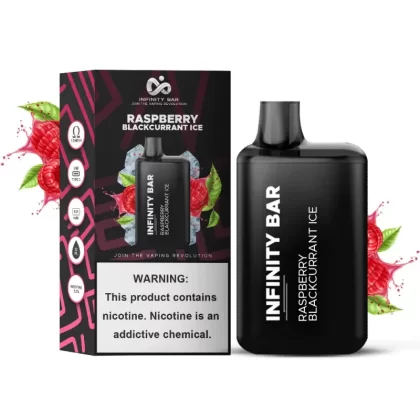 Infinity Bar Disposable Vape – Raspberry Blackcurrant Ice 35mg (5000Puffs) - Vapebazaar Pk