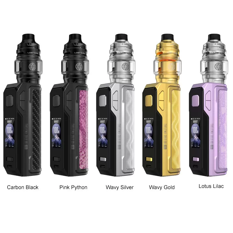 Lost Vape Thelema Solo 100 Pro Kit with Centaurus Sub Ohm V2 Tank 5ml - Wavy Silver - Image 2
