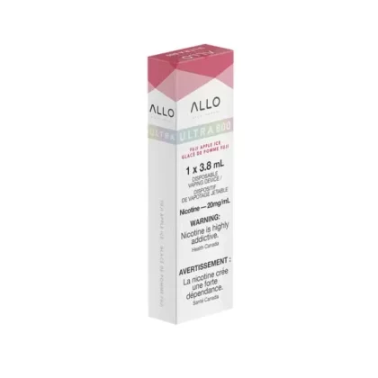 ALLO ULTRA 800 – FUJI APPLE ICE - Nicotine Strength#20 mg/mL