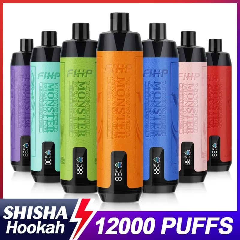 FIHP Shisha Hookah 12000 Puffs | 0.6% strength, bulk disposable vape - Aiviouvapes