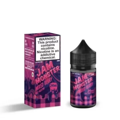 Jam Monster Salt E-Liquid – Mixed Berry 30ml