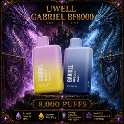 UWELL Gabriel BF8000 - Strawberry Mango - Vapeciga