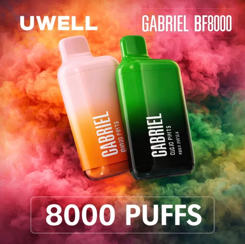 UWELL Gabriel BF8000 - Strawberry Mango - Vapeciga - Image 2