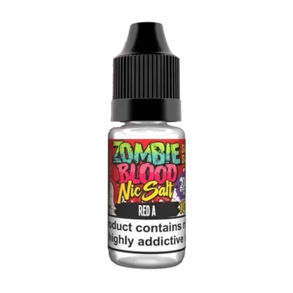 Zombie Blood Red A Nic Salt Vape Juice - 10 Pack - Strength 10mg