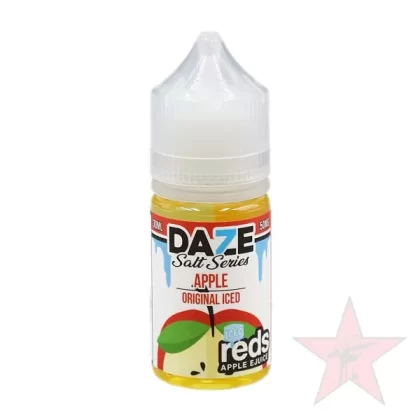 7Daze – Reds Apple Iced – Salt Nic – 30mL - Redstarvapor