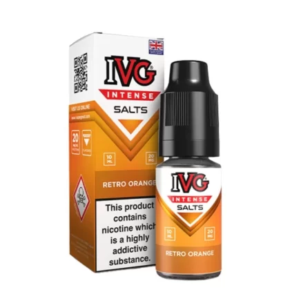 Retro Orange Nic Salts E-Liquid Intense Salts Series by IVG (10ml) - 20mg