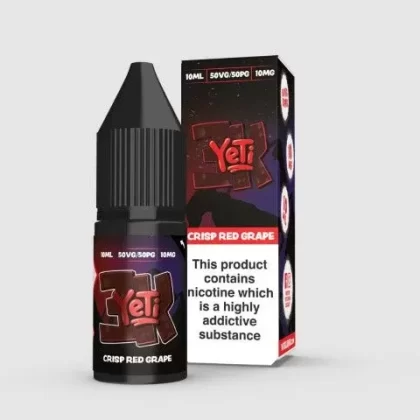 Yeti Chrisp Red Grape 3K Bar Salts - Nicotine Strength#5mg>10mg>20mg (1AA185)