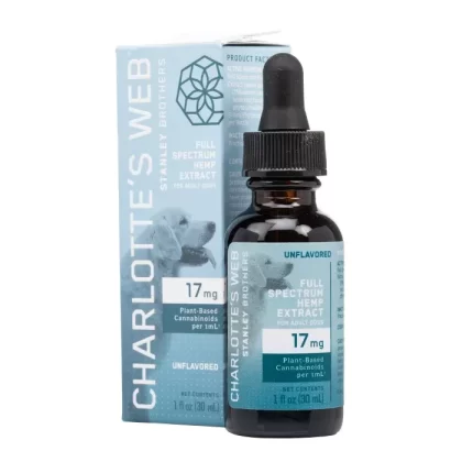 Charlotte’s Web Full Spectrum Unflavored 17MG for Dogs