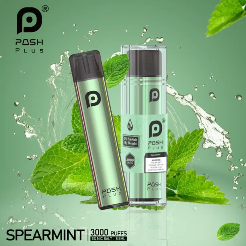 POSH PLUS – Spearmint 3000 Puffs - Image 2