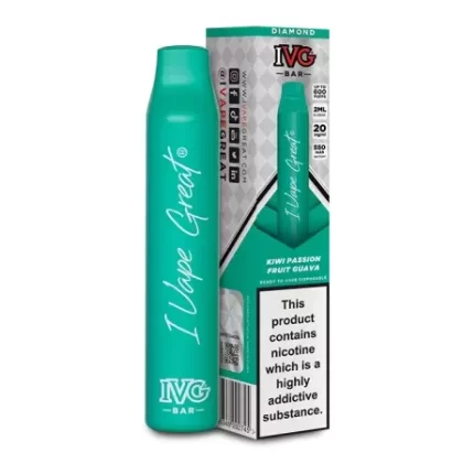 IVG Diamond Disposable Air Bar – Kiwi Passionfruit Guava