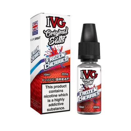 Frozen Cherries Nic Salt E-Liquid by IVG Original - 20 mg - High Strength