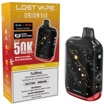 Lost Vape Orion Bar 50K Disposable Vape – Strawnana
