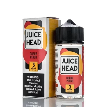 Juice Head E-Liquid - Guava Peach - 100ml - 6mg