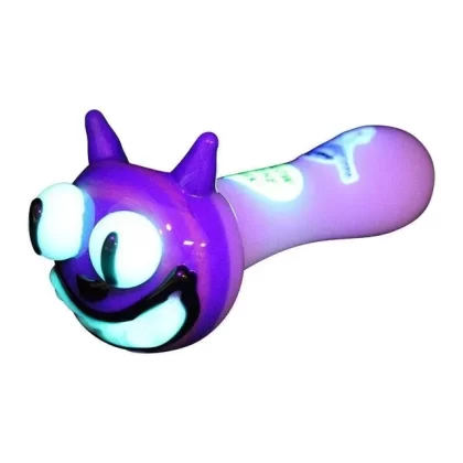 Chameleon Glass Glow in the Dark Cheshire Cat Spoon