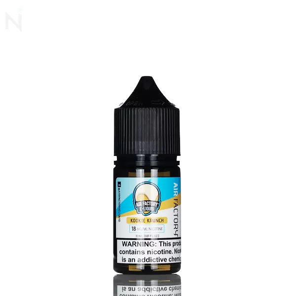 Air Factory Salt Nic - Kookie Krunch - 30ml - 18mg - Image 2