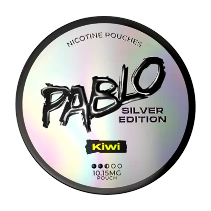 Kiwi Pablo Silver Edition Nicotine Pouches - 10mg - Vape Product (978CCB)