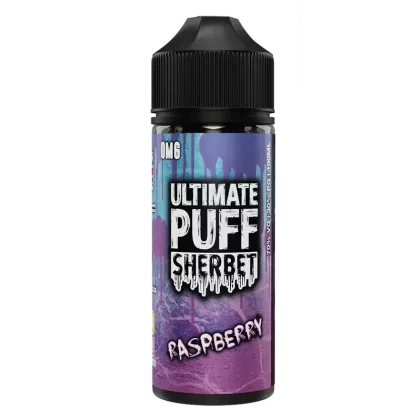 Ultimate Puff Sherbet Raspberry 100ml Shortfill E-Liquid - Ecigpremium