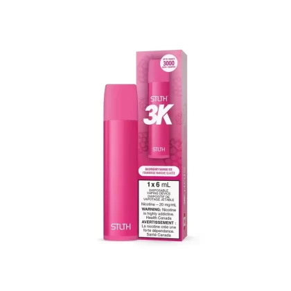 STLTH 3K Disposable Vape – Raspberry Mango Ice