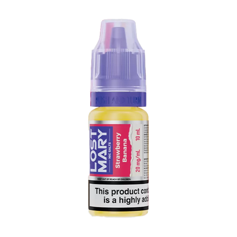 Strawberry Banana Lost Mary Nic Salt - 10mg - Vape Product