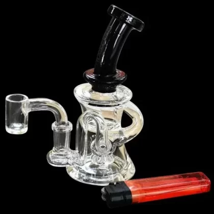 The “Heart of Glass” Pulsar Mini Recycler Rig - Ejuicewarehouse