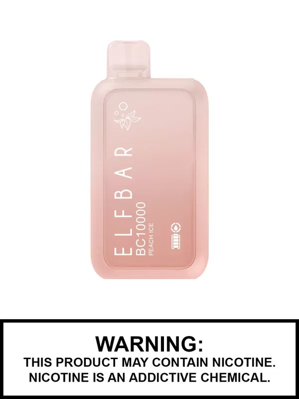 Peach Ice by Elf Bar BC10000 Disposable Vape
