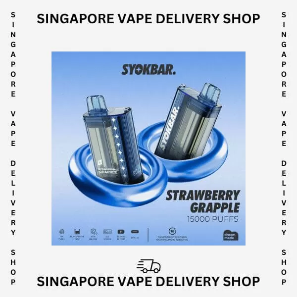 Syok Bar 15000 Puffs - Strawberry Grapple - Image 3