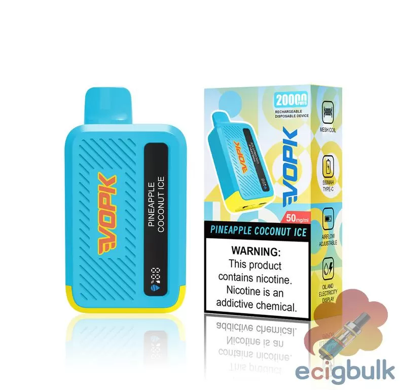 VOPK COOL BAR 20000 Disposable Vape – Mesh Coil & Customizable Flavors