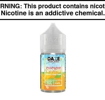 PINEAPPLE MANGO ORANGE ICED BY 7 DAZE FUSION SALT 15ML/30ML - Vapejuice