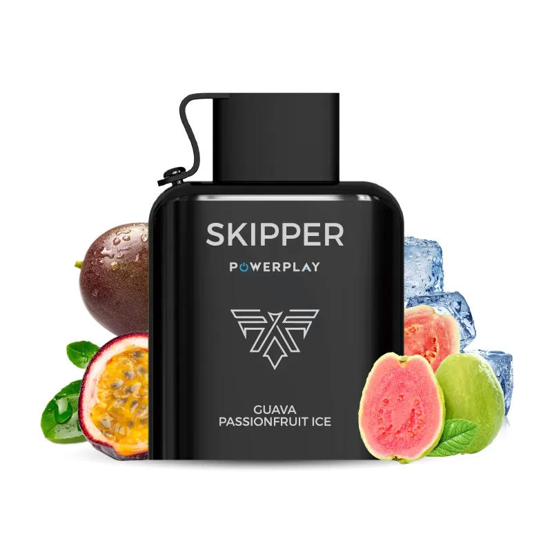 Skipper Powerplay – Guava Passion Fruit Ice Disposable Pod (16000 Puff) (50Mg)