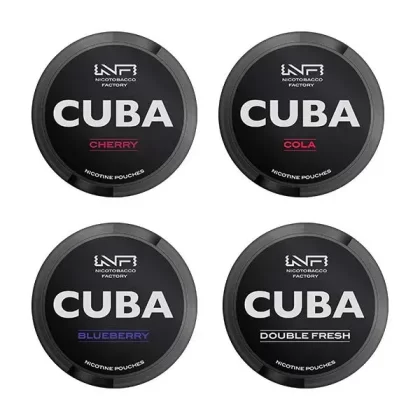 CUBA Black Nicotine Pouches (25 pouches/box)